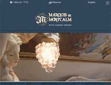 Tablet Screenshot of marquisdemontcalm.com